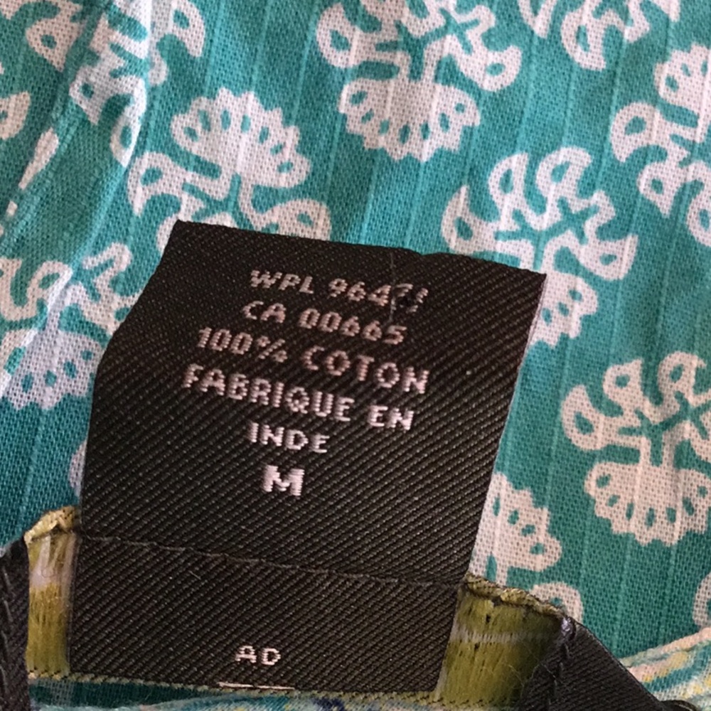Eddie Bauer Back Drawstring Button-Front Top - Picture 5 of 5